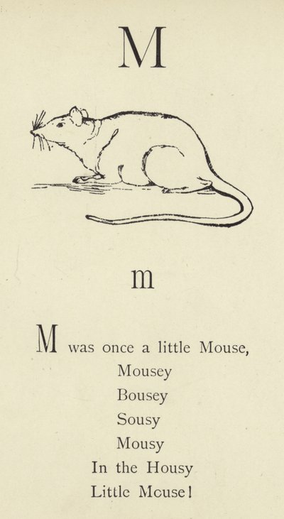 The Letter M by Edward Lear